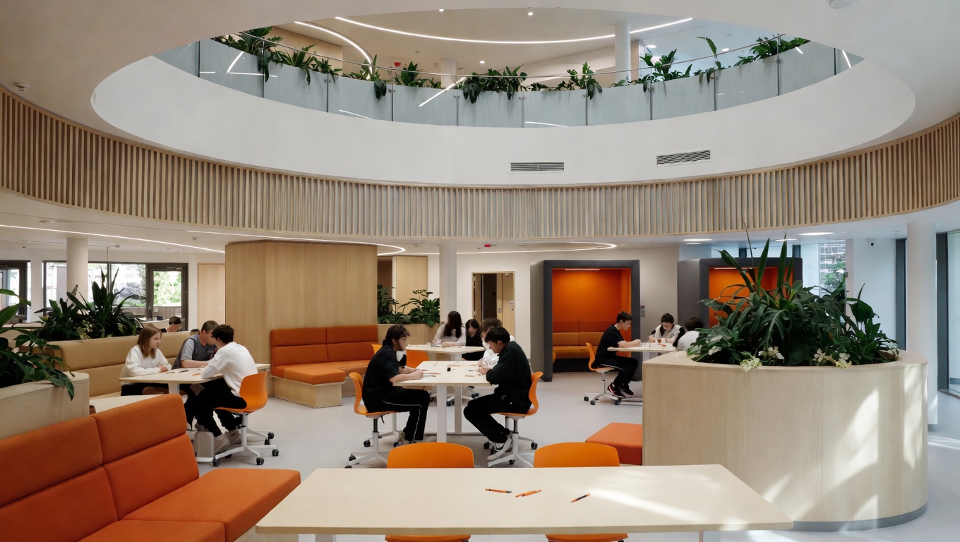 New College Study Space, Proposal, Lancashire